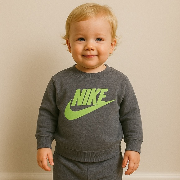 NWT Nike Kids Camo Sweatshirt 18 months - Picture 1 of 10